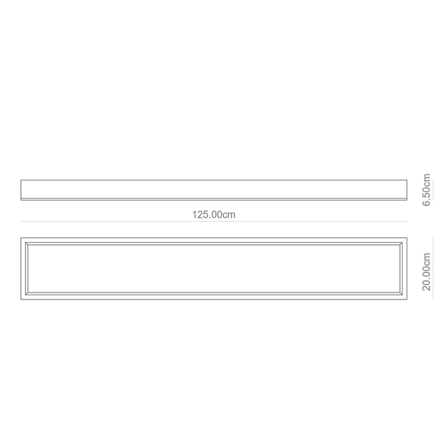 Plafon Led De Sobrepor Aluminio Branco 54w 6500k Londres