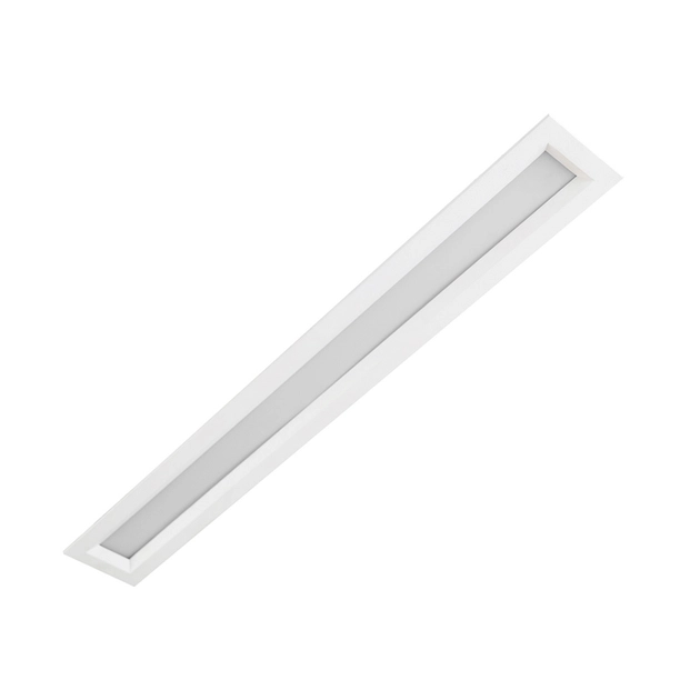 Plafon Led Embutir Aluminio Branco 3000k 18w Sevilha