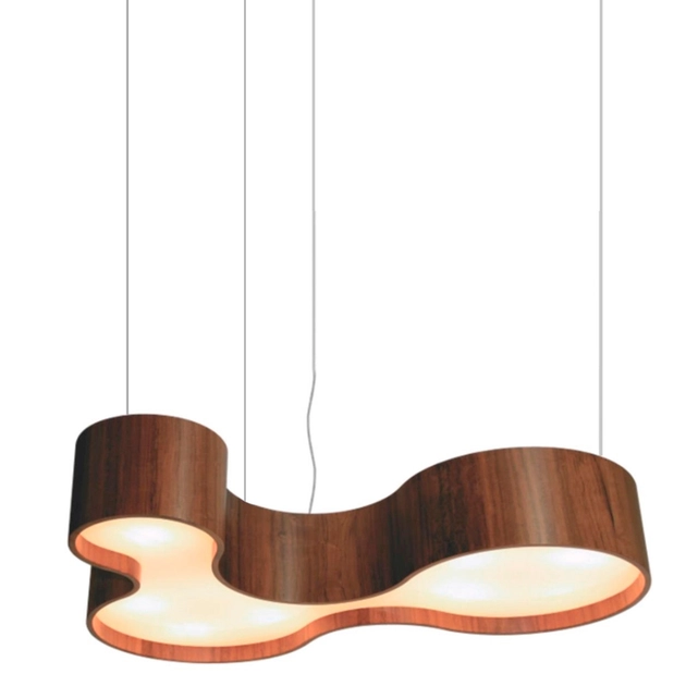 Pendente Organico Madeira Imbuia Ks