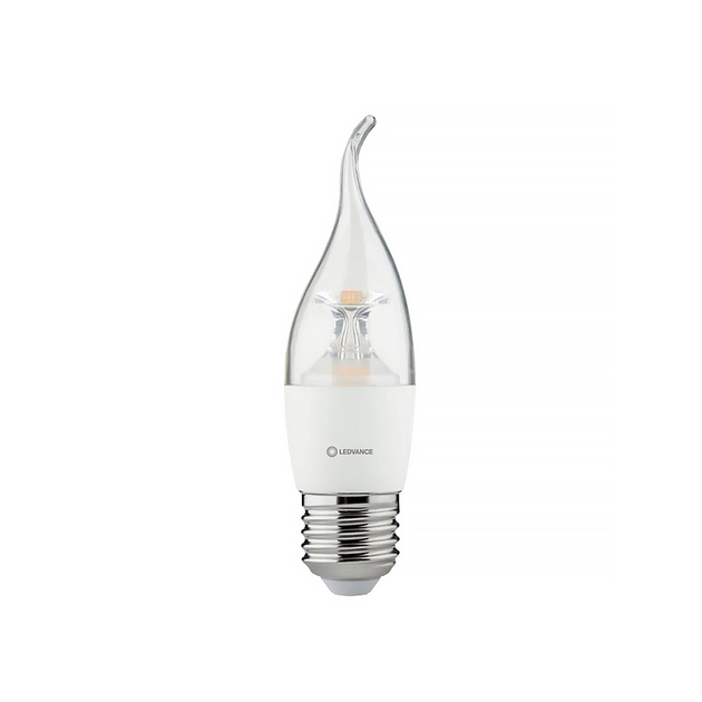 Kit 5 Lâmpadas Led Vela Chama 3w 2700k
