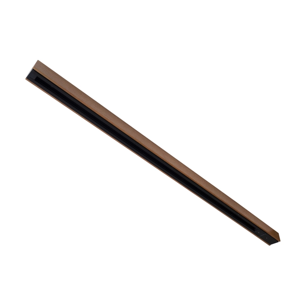 Trilho Eletrificado Metal Madeira Castanho Preto 1m Point