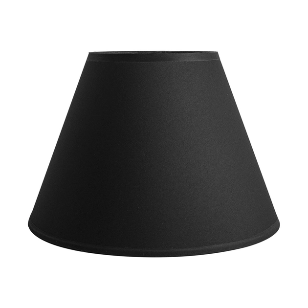 Cupula Para Abajur Tecido Poliestireno Preto 30cm