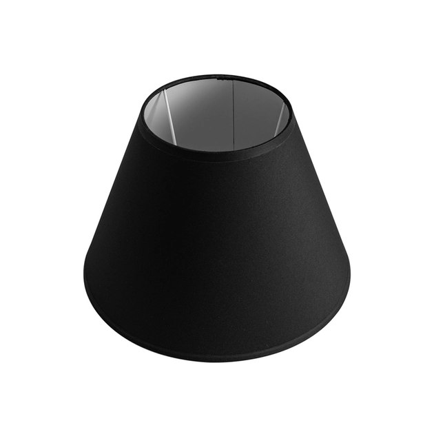 Cupula Para Abajur Tecido Poliestireno Preto 30cm