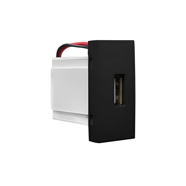 Modulo Tomada Usb Preto 2a Inova Pro Class
