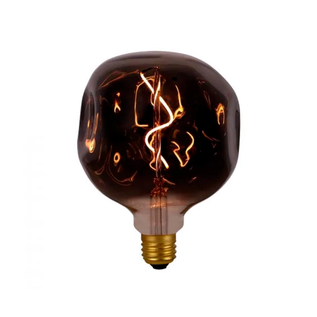 Lampada Led Bulbo Filamento Preto 2w 1800k Assimetrica