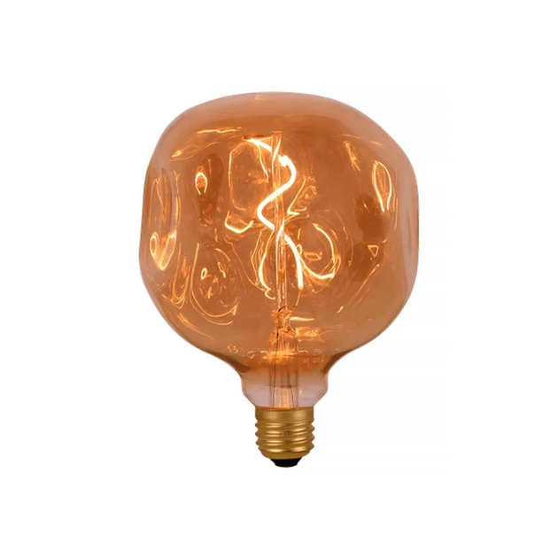 Lampada Led Globo Ambar 2w 1800k Assimetrica