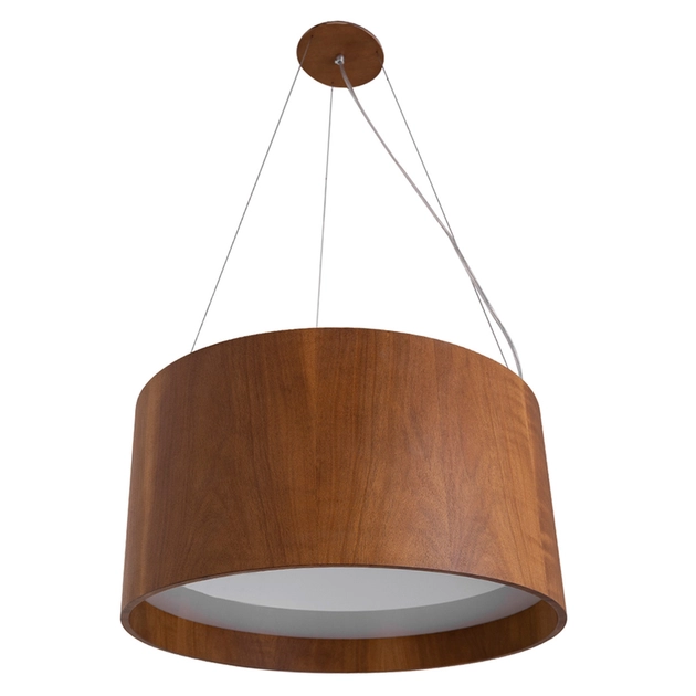 Pendente Madeira Imbuia 50cm Cilindrico