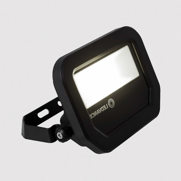 Projetor Led Aluminio Preto 20w 5000k Ip65
