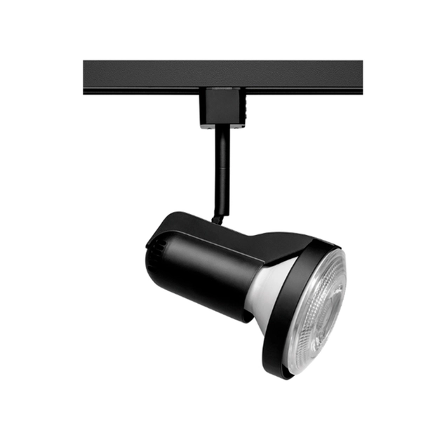 Spot Para Trilho Aluminio Preto Par30