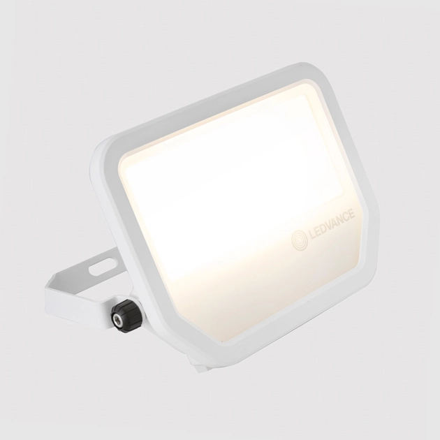 Projetor Led Aluminio Branco 20w 3000k Ip65