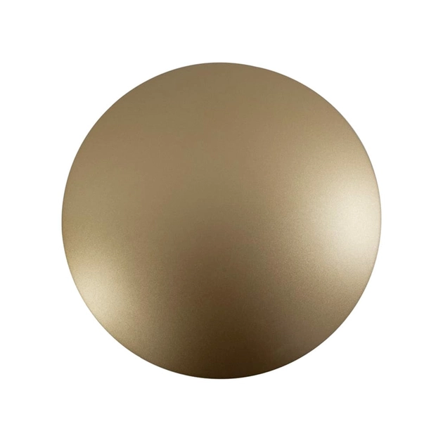 Arandela Led Aluminio Dourado 18w 127v 2700k Pleine Lune