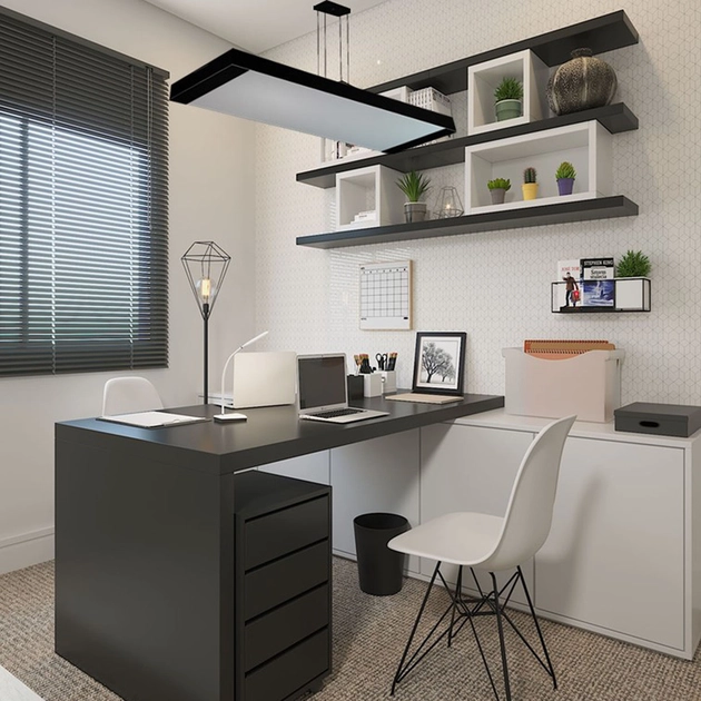 Plafon Led De Sobrepor Preto 27w 3000k Valencia
