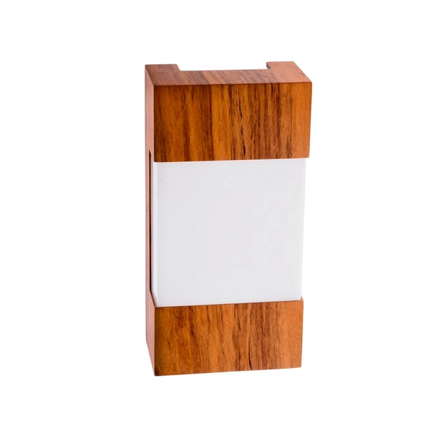Arandela Madeira Imbuia 15x9cm Clean