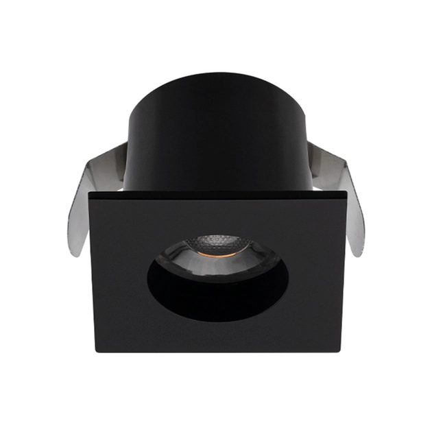 Plafon Led De Embutir Quadrado Preto 1,5w 25 3000k Mobili