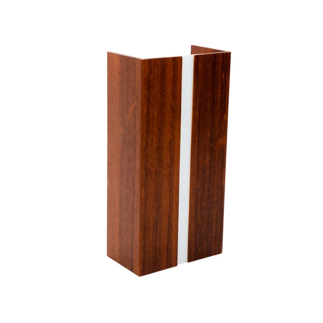 Arandela Madeira Imbuia 30x15cm Clean