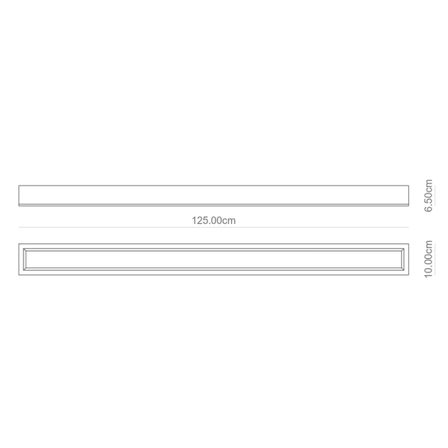 Plafon Led Sobrepor Aluminio Branco 36w Valencia