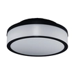 Plafon Sobrepor Aluminio Santorini - PRETO