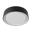 Plafon De Sobrepor Aluminio Dubai - PRETO / BRANCO