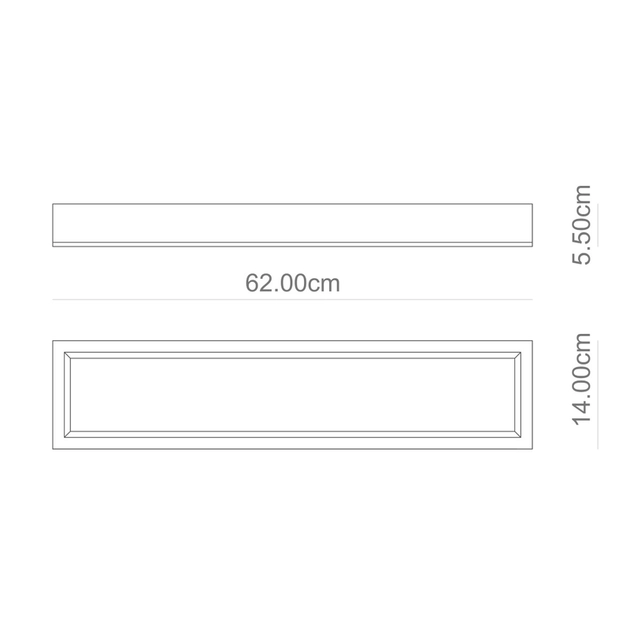 Plafon Led Embutir Aluminio Branco 27w Sevilha