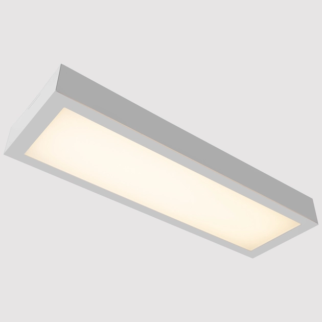 Plafon Led De Sobrepor Aluminio Branco 27w Valencia