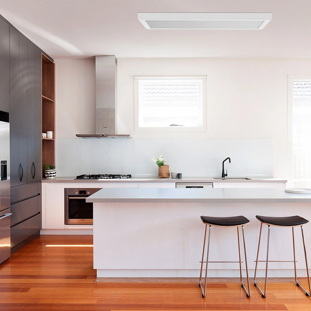 Plafon Led De Sobrepor Aluminio Branco 27w Valencia