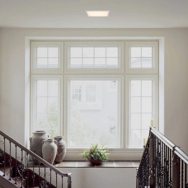 Plafon Led De Embutir Quadrado Branco 14w Edge