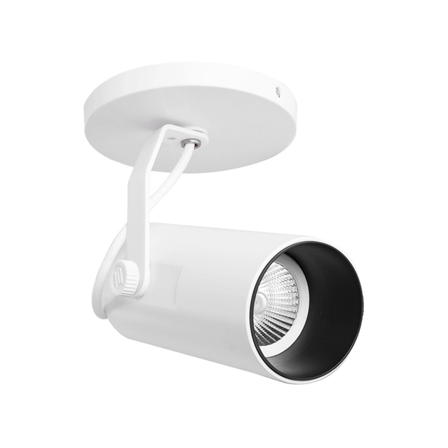 Spot Sobrepor Aluminio Com Canopla 6cm Flow