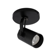 Spot Sobrepor Aluminio Com Canopla 6cm Flow - PRETO