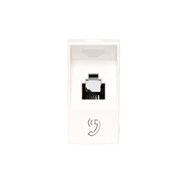 Modulo Tomada Para Telefone Rj11 Branco Arteor