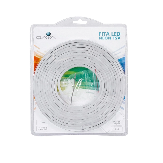 Fita De Led Neon 7w Por Metro 12v Irc80 Ip65 5 Metros