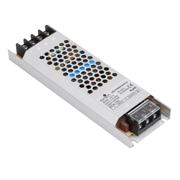 Driver Colmeia 24v 100w Aluminio Cinza Slim