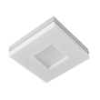 Plafon Led Sobrepor Quadrado Branco 9w 1125lm Asturias - LED BRANCO QUENTE (3000K)