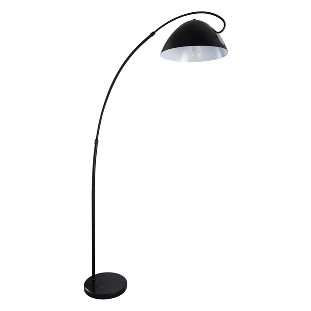 Luminaria De Piso Metal Marmore Preto Lazio