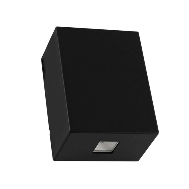 Arandela Led Policarbonato Preto 4w Ip65 90 3000k Effekt