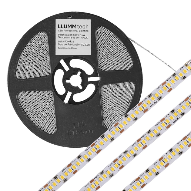 Fita De Led 15w Por Metro 24v 4000k 10m