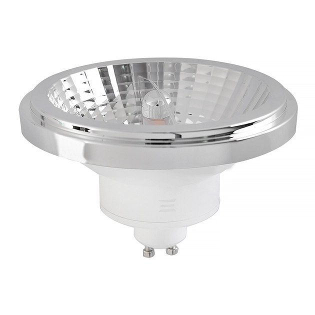 Lampada Led Ar111 2700k Plastico Branco