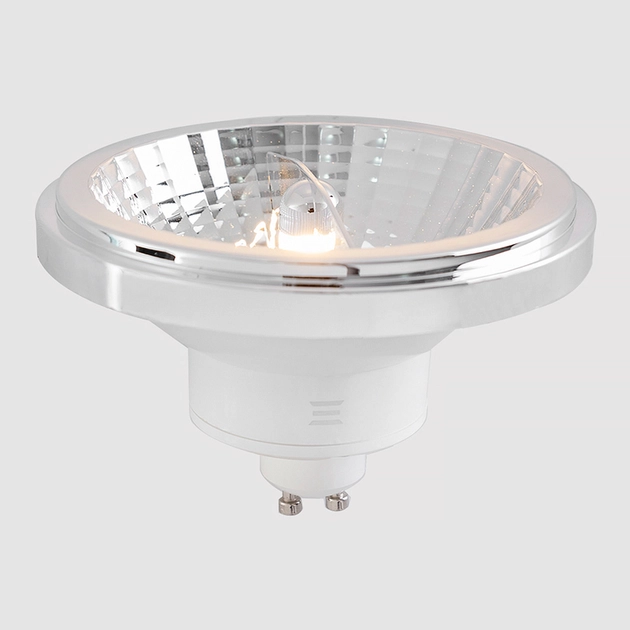 Lampada Led Ar111 2700k Plastico Branco