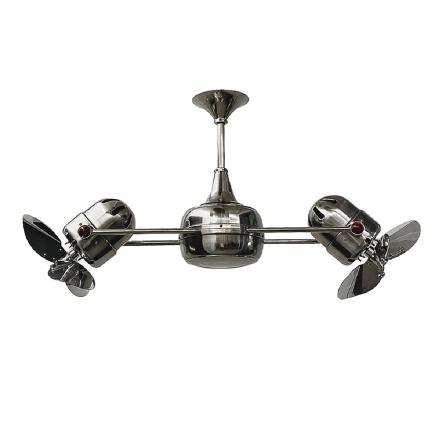 Ventilador De Teto Aco Inox 220v Duplo Dinamico