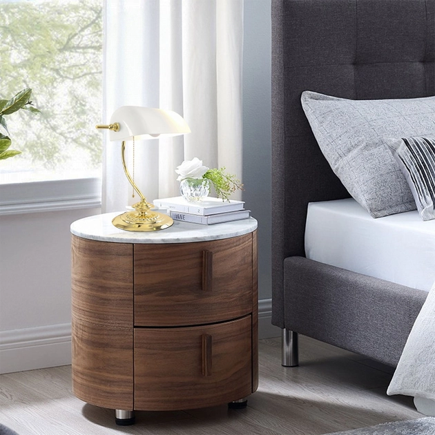 Luminaria De Mesa Metal Vidro Branco Dourado Banker