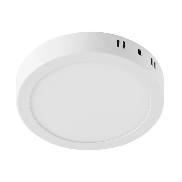 Plafon Led Sobrepor Redondo Branco 12w 110 3000k