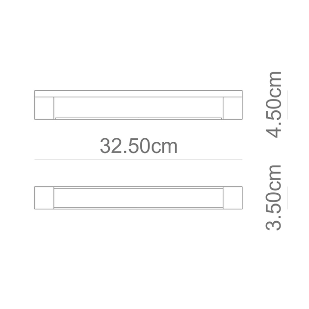 Modulo Luminaria Led Preto Para Trace 12,5w 3000k 80