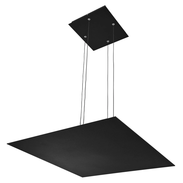 Pendente Led Aluminio Preto Fosco 36w 3000k Lumen
