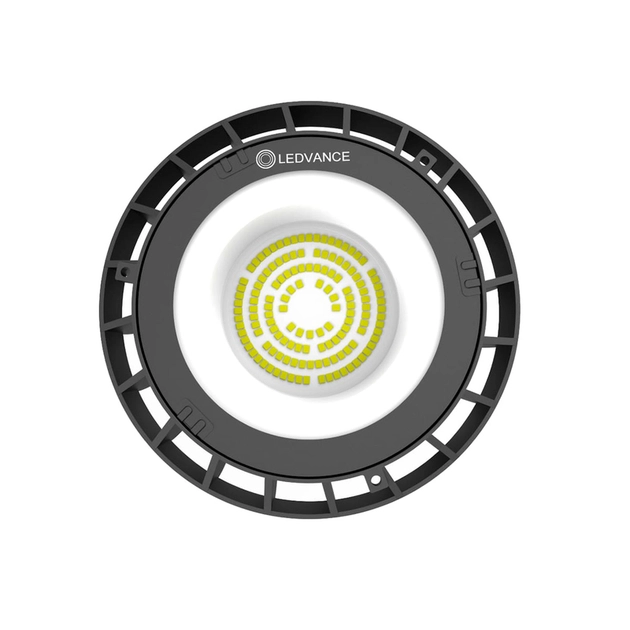 Plafon Embutir Led 83w 10000lm 220v 6500k Metal Preto Highbay