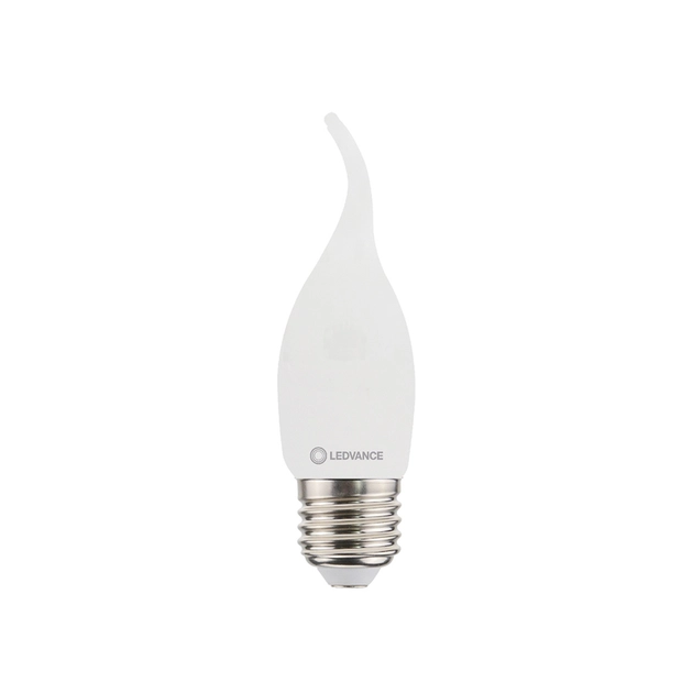 Lampada Led Vela Filamento Vidro Leitoso E27 2,5w 6500k