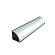 Perfil Sobrepor Para Fita De Led 100cm Alumínio Preto Canto Way