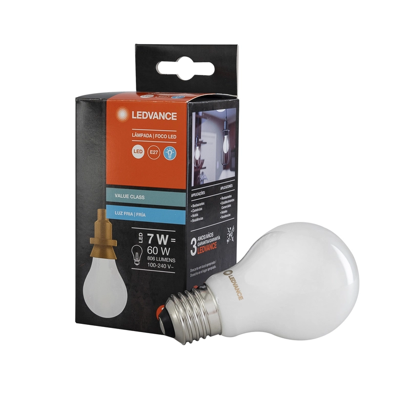 照明 Lampada Filamento Fosca E-27 7w 806lm 6500k - Yamamura