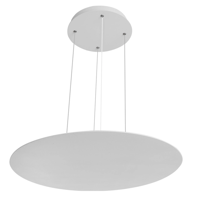 Pendente Led Aluminio Branco Fosco 36w 3000k Lumen