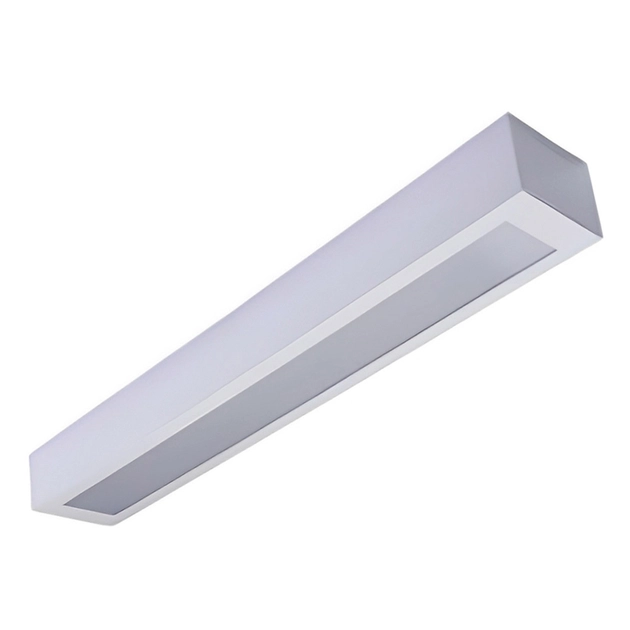 Plafon Led Sobrepor Aluminio Branco 18w 4000k Valencia