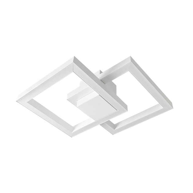 Plafon Led Sobrepor 50,4w 2661lm 3000k Fit Square