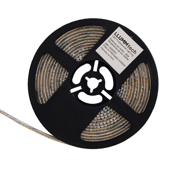 Fita De Led 25wM 24v 3000lmM 240ledM 4000k Ip65 5m